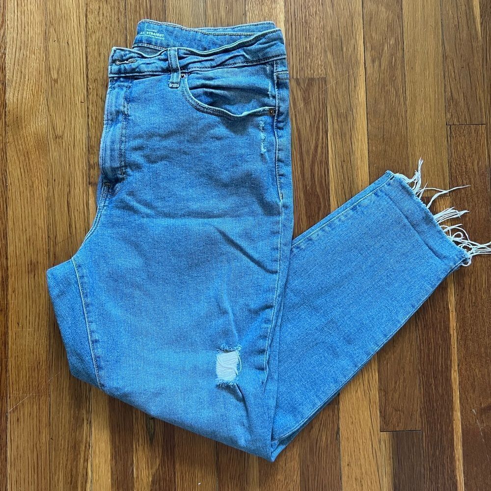 Old Navy High Rise OG Straight Jeans - Picture 3 of 3